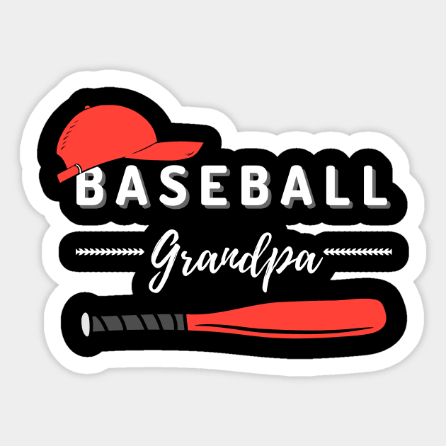 Baseball Grandpa Sticker by Qibar Design